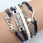 The New Fashion Women WovenVintage / Cute / Party / Casual Alloy / Fabric / Leather Braided/Cord Bracelet