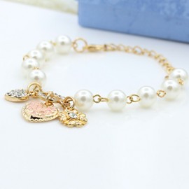 Women's New Fashion Vintage / Cute / PartyCasual Gold Plated Simple Bangle Bracelet