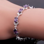 Top Quality AAA Zircon Bracelet Fine Jewelry ,Elegant Diamond Birthstone