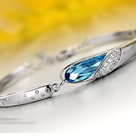 Women‘s 925 Silver High Quality Handwork Elegant Bracelet Christmas Gifts
