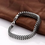 Personality Retro Men‘s Stainless Steel Bracelet Jewelry Christmas Gifts