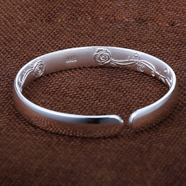 Fashion roses bottom car cost thousands of fine silver bracelet