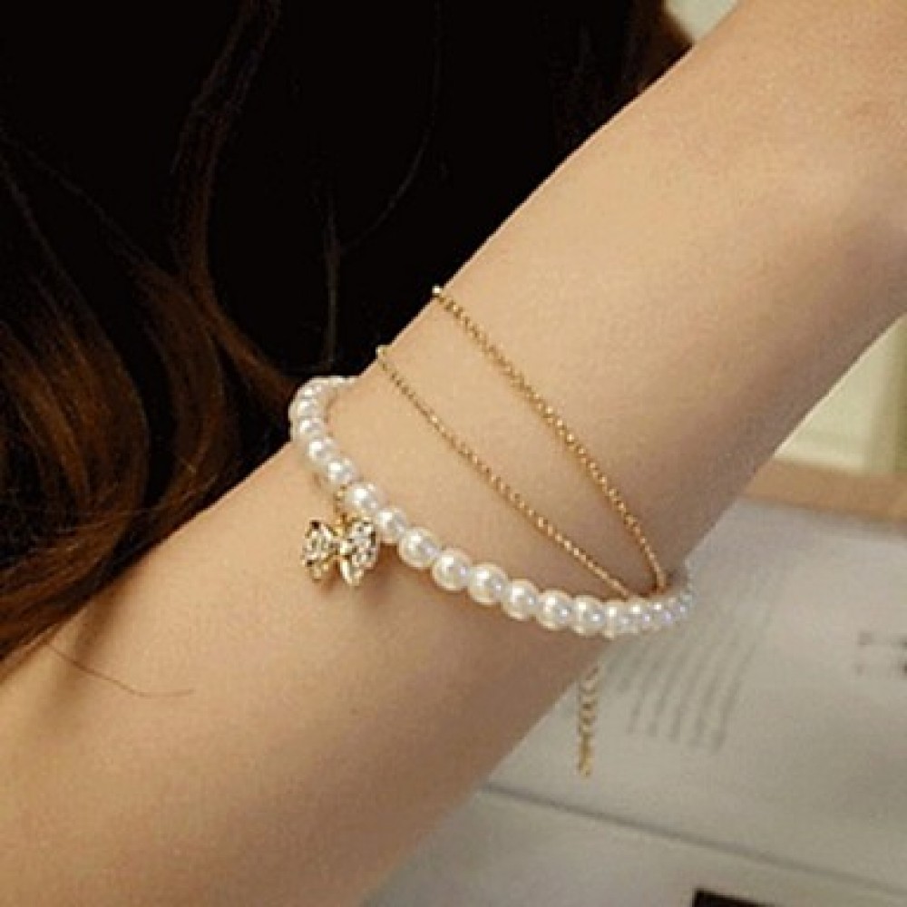 Women‘s New Fashion Vintage / Cute / PartyCasual Gold Plated Simple Bangle Bracelet Christmas Gifts