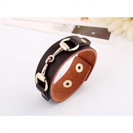 Vintage / Party / Work / Casual Leather Leather Bracelet