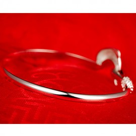 Women‘s 925 Silver High Quality Handwork Elegant Bracelet Christmas Gifts