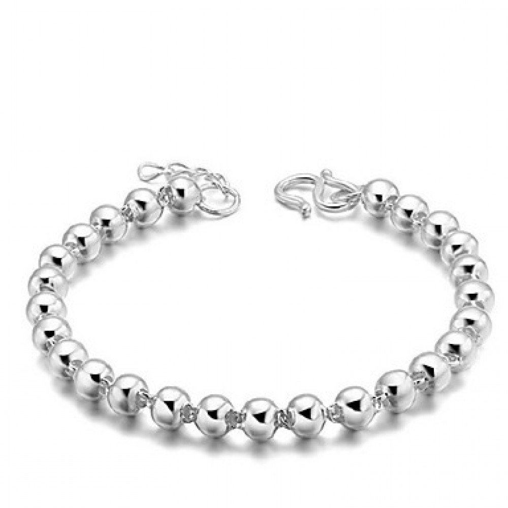 Women‘s 925 Silver High Quality Handwork Elegant Bracelet Christmas Gifts