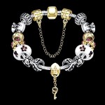 VintageSilver Plated Gemstone & Crystal / Cubic Zirconia Link/Chain / Beaded / Charm Bracelet Christmas Gifts