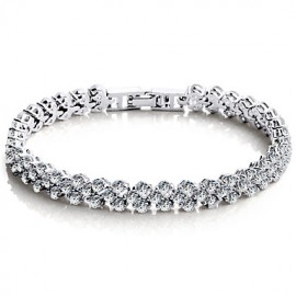 Women‘s 925 Silver High Quality Handwork Elegant Bracelet Christmas Gifts