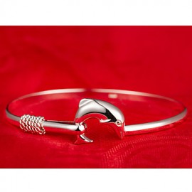 Women‘s 925 Silver High Quality Handwork Elegant Bracelet Christmas Gifts