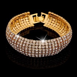 Fashion Casual High Quality Rhinestone Bracelet Christmas Gifts